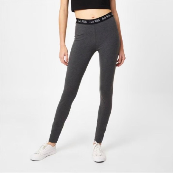 Jack Wills logo waistband leggings - Picture 1 of 6